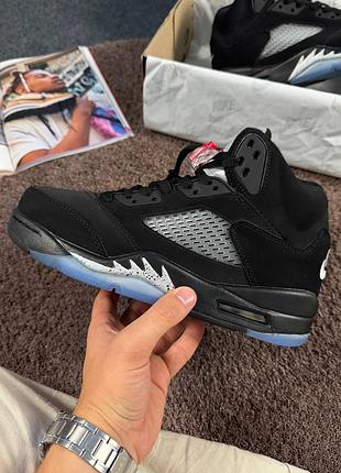 Air jordan retro 5 'black&amp;blue' 6