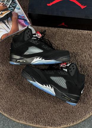 Air jordan retro 5 'black&amp;blue' 2