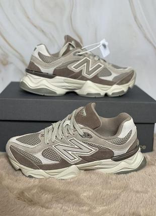 Кроссовки new balance 9060 beigeнтеролланс 9060 бежевые 36–45