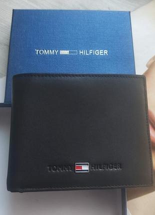 Чоловічий шкіряний гаманець тоmmy
