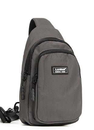 Podium сумка мужская на плечо нейлон lanpad 86803 grey мал
