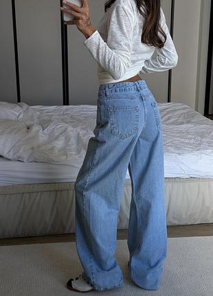 Baggy jeans розмір 34 блакитного кольору 1650грн