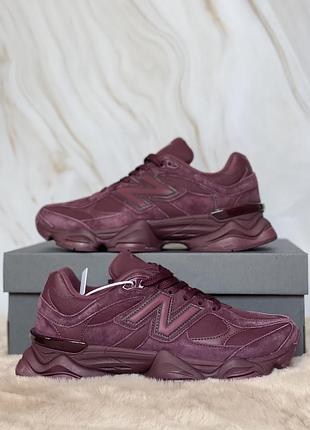 Кроссовки new balance 9060 burgundy 1950 баланс 9060 бордовые бургунди 36-41