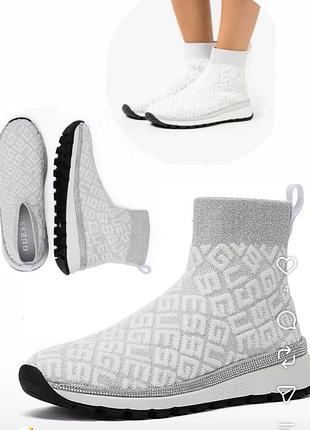 Жіночі кросівки-шкарпетки guess zyla