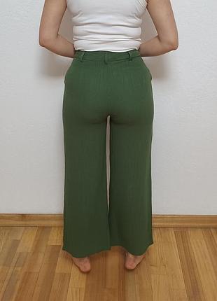 Вискозные брюки с льном primark 5