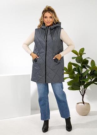 0513/5 жилетка графит mariliz