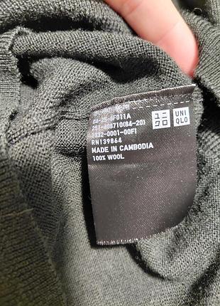 Пуловер вовна uniqlo 7