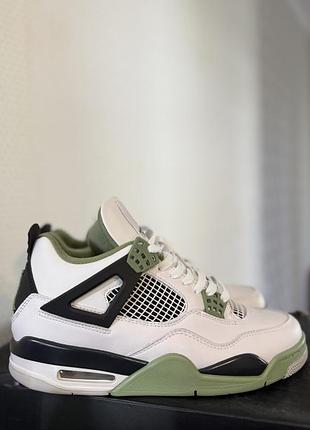 Спортивні чоловічі кросівки nike air jordan 4 retro seafoam (aj4) 43-44 розмір, 27,5 см
