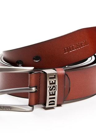 Podium ремінь чоловіча шкіра ds-3748 light-brown