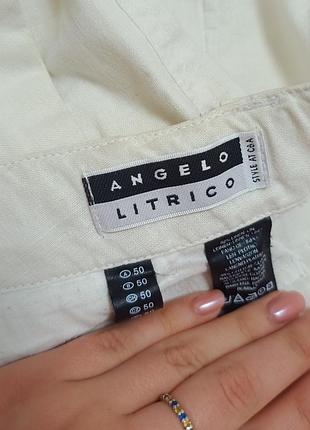 Льняные брюки angelo litrico 10