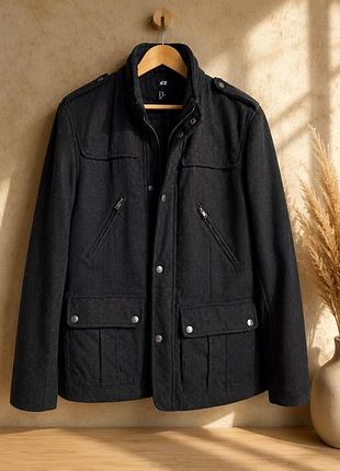 Чоловіче пальто / куртка h&m, розмір l (eur 50), у відмінному стані