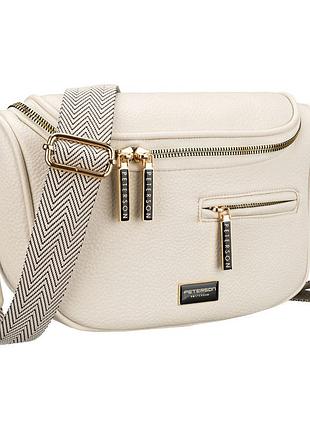 Сумка женская поясная peterson ptn-mis-04-l.beige