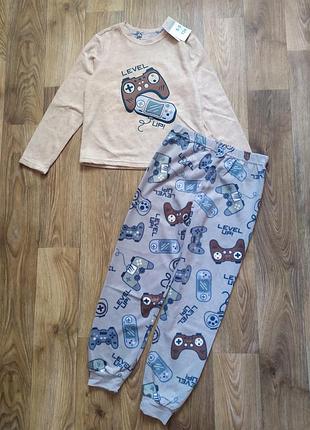 Флисовая пижама для мальчика от primark 9