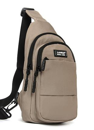 Podium сумка чоловіча на плечо нейлон lanpad a4157 khaki бол