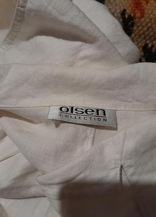 Фирменное платье,olsen лен 100% 4