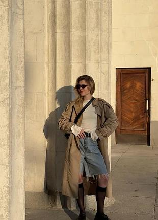 Тренч zara xs 3