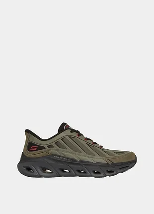 Мужские кроссовки skechers / оливковые удобные кроссовки