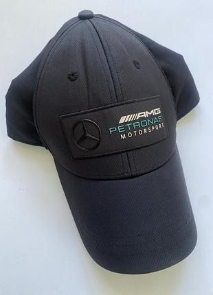 Оригинальная кепка бейсболка puma mercedes-amg petronas f1 motorsport черная