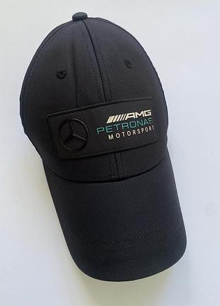 Оригинальная кепка бейсболка puma mercedes-amg petronas f1 motorsport черная