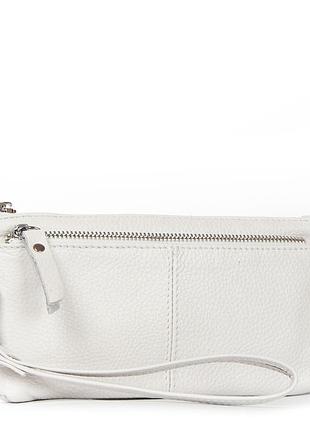 Podium косметичка кожа a-00276 white