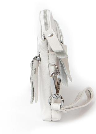 Podium косметичка кожа a-00276 white 4