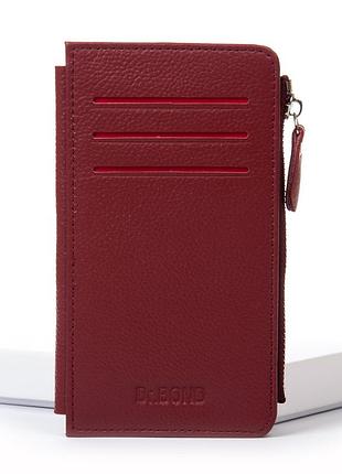 Podium гаманець classic жіноча шкіра dr. bond wn-23-16 wine-red розпродажу