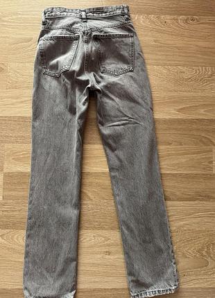 Джинси сірі zara 3