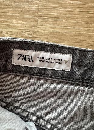Джинси сірі zara 2
