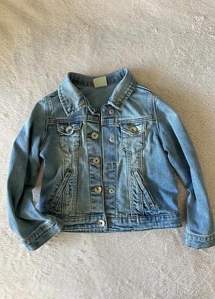 Джинсова куртка zara 110