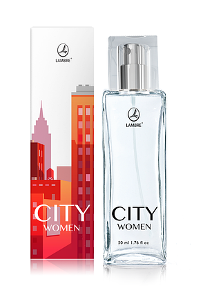 Жіноча парфумована вода city women lambre 50 мл