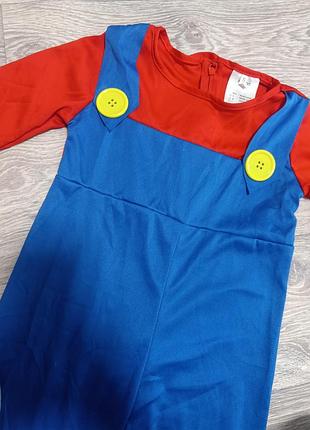 Костюм карнавальный супер марио 5-6 лет