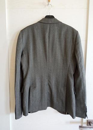 Шерстяной пиджак massimo dutti 9
