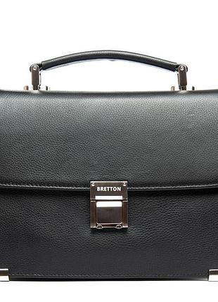Podium сумка мужская барсетка кожа bretton 4006-8 black