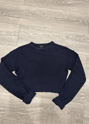 Вʼязана кофта вкорочена boohoo