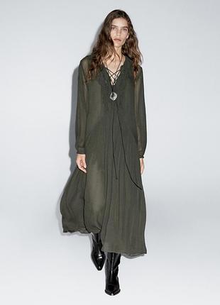 Стильна сукня massimo dutti у стилі бохо 2