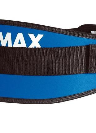 Пояс для тяжелой атлетики madmax mfb-421 simply the best неопреновый blue l