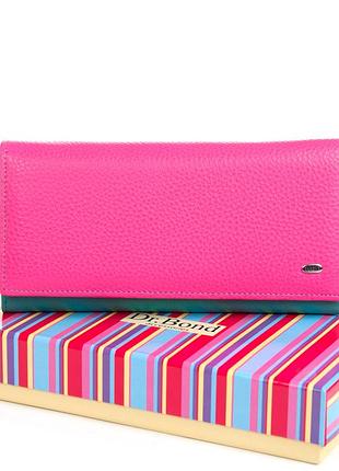Podium кошелек rainbow женский кожа dr. bond wrs-501-2 plum-red