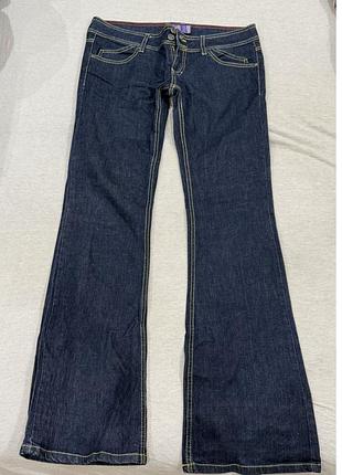 Вінтажні джинси кльош bershka denim