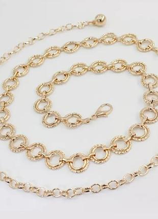 Пояс цепочка olivia gold 2