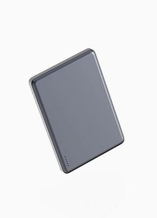 Power bank aspor a381 magnetic wireless 5000mah (type-c/20w)- синій (900153)