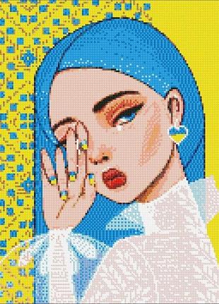 Набір з алмазною мозаїкою "незламна @mosyakart" 40х50см амо7242