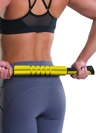 Массажный набор powerplay pp_4015 epp foam roller set 4in1 (2-ва роллы + 2-ва мячи) черно-бирюзовый 8