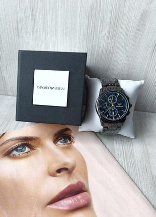 Мужские часы armani в коробке black