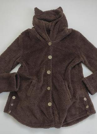 Кофта мягушка з капюшоном m/l ог 110-120см