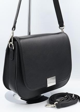 Сумка женская кожаная polina & eiterou m1290-1p black