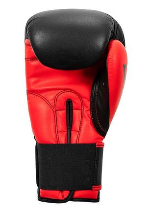 Боксерські рукавиці title boxing dynamic strike black/red 16 oz (бинти 4м. в комплекті) 7