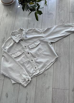 Джинсова куртка zara l 3