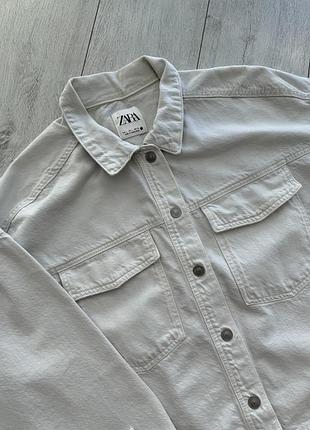 Джинсова куртка zara l 4
