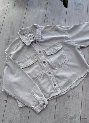 Джинсова куртка zara l 2