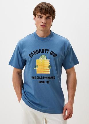 Футболка carhartt wip чоловіча carhartt синій s код: io33250 blue